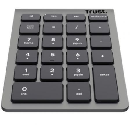 Trust Xalas Teclado Numérico Inalámbrico Plata